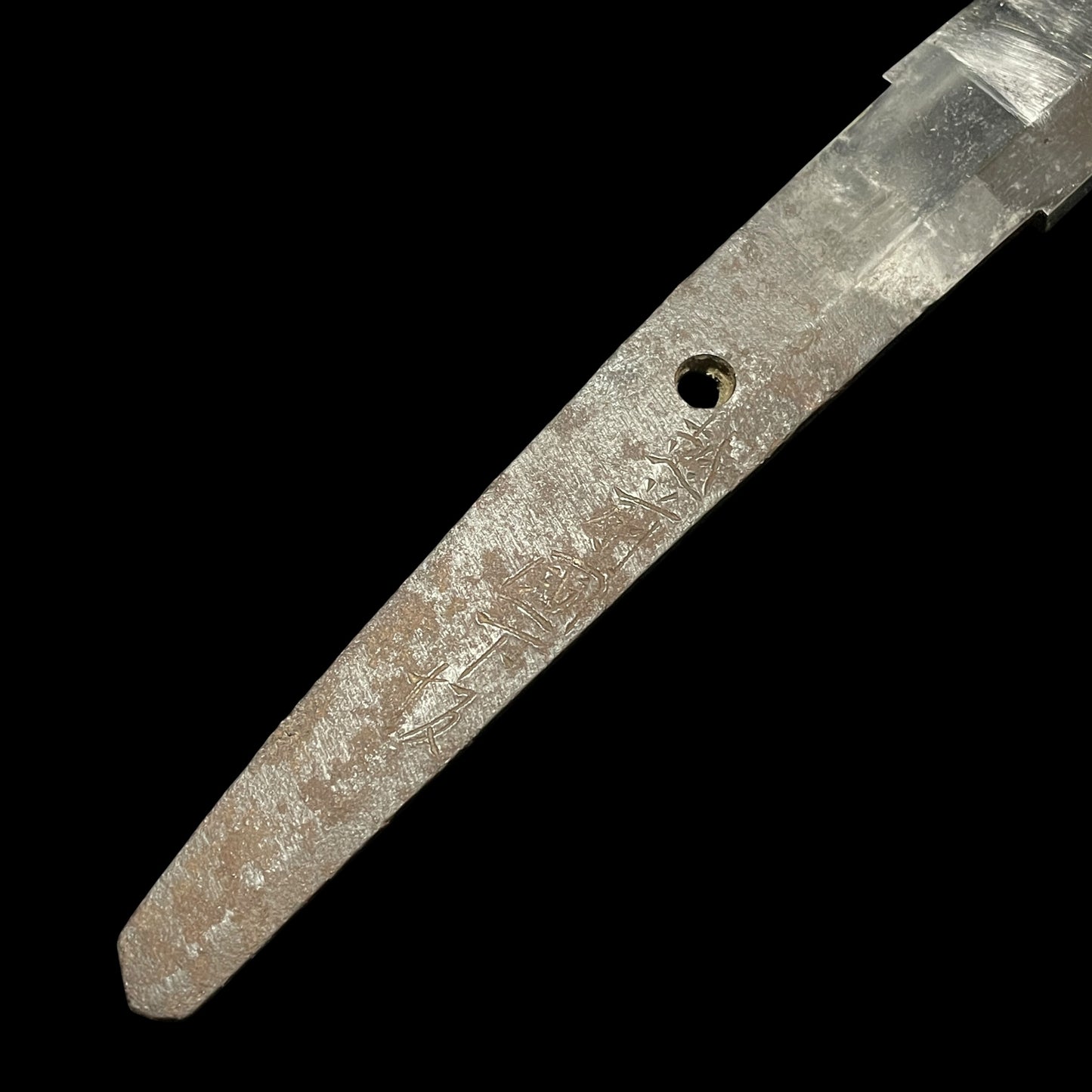 Echizenkoku Shimosaka 越前國下坂 signed Long Wakizashi, Sayagaki 鞘書, Edo period
