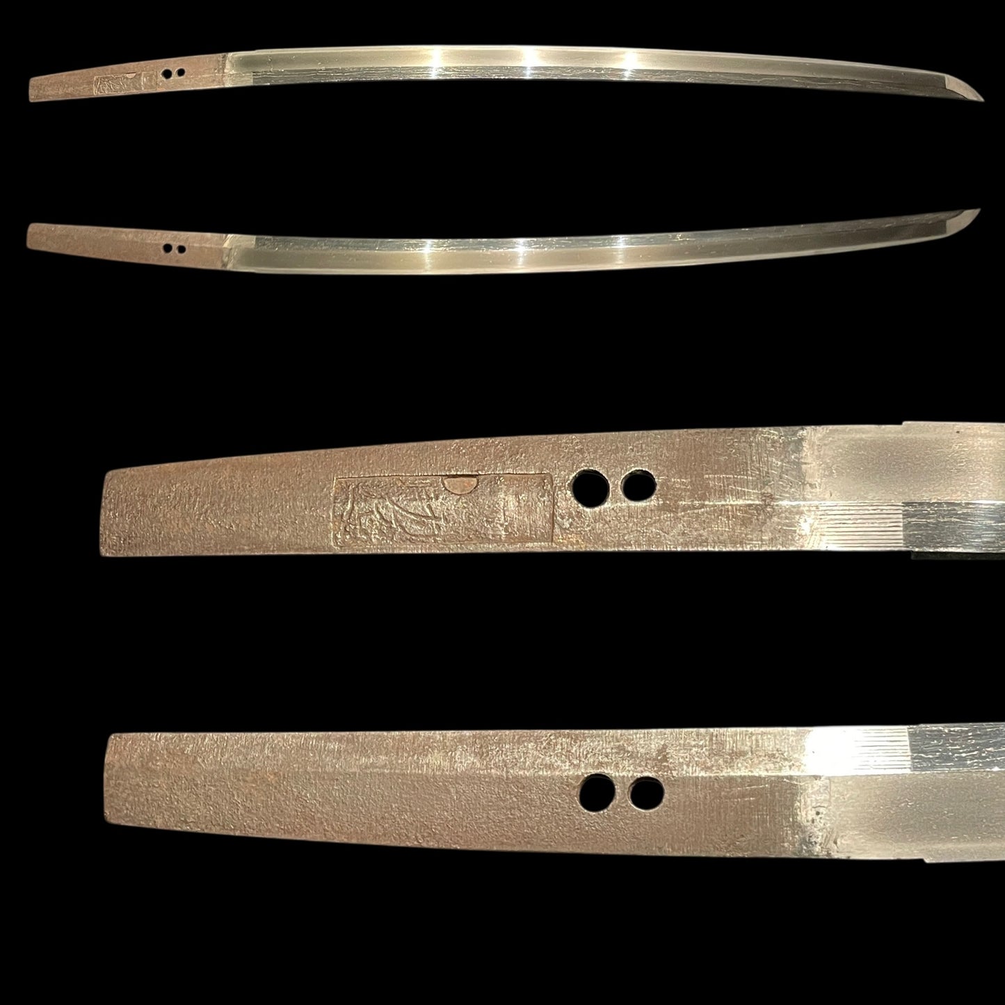 GAKUMEI 額銘 Sukenobu 助延 signed Wakizashi, Muromachi period