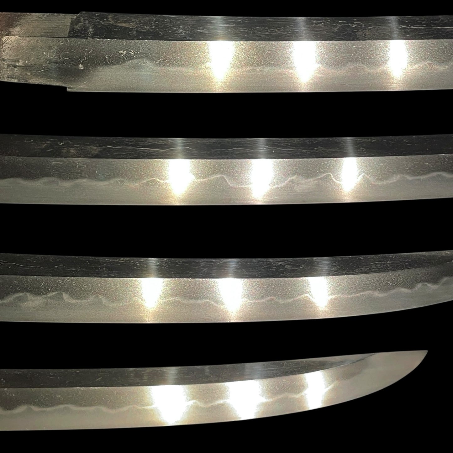 Shobuzukuri Wide Wakizashi, Osumizo Fujiwara Masahiro signed, with Shirasaya