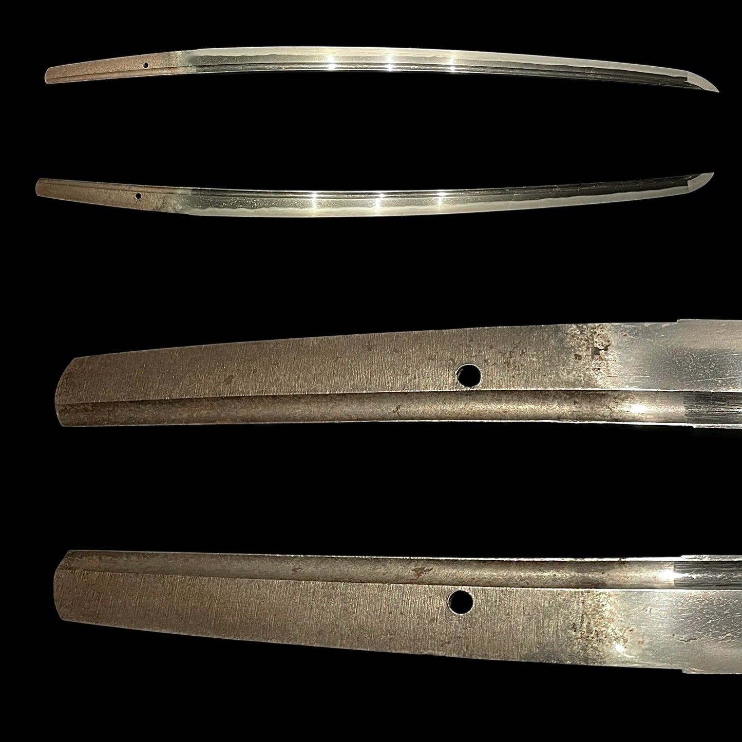 Kakitoshi Long Wakizashi, Bo-hi 棒樋 blade, Edo period mumei