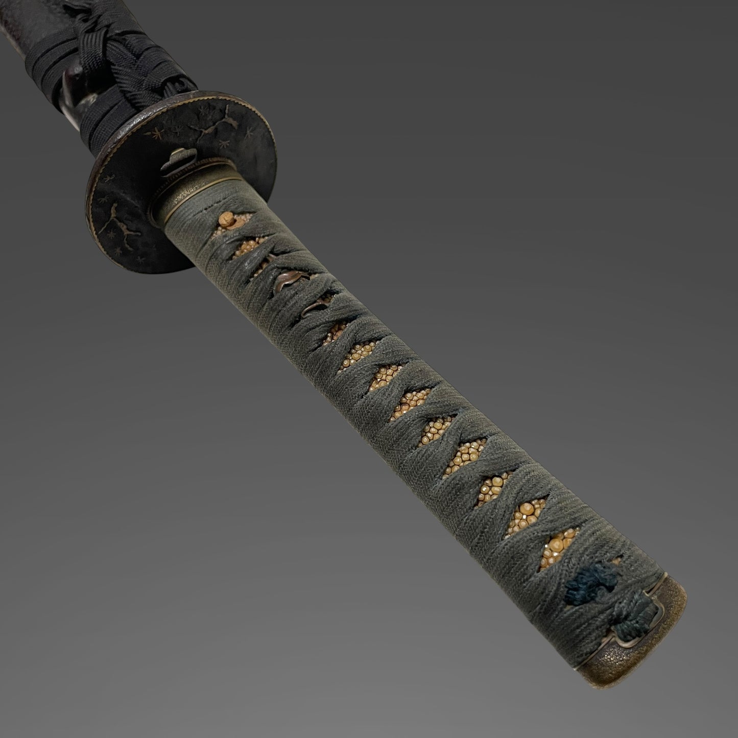 Brass Fittings KATANA, Sekizenjoke Chikanori 関善定家近則 signed, Late Edo period