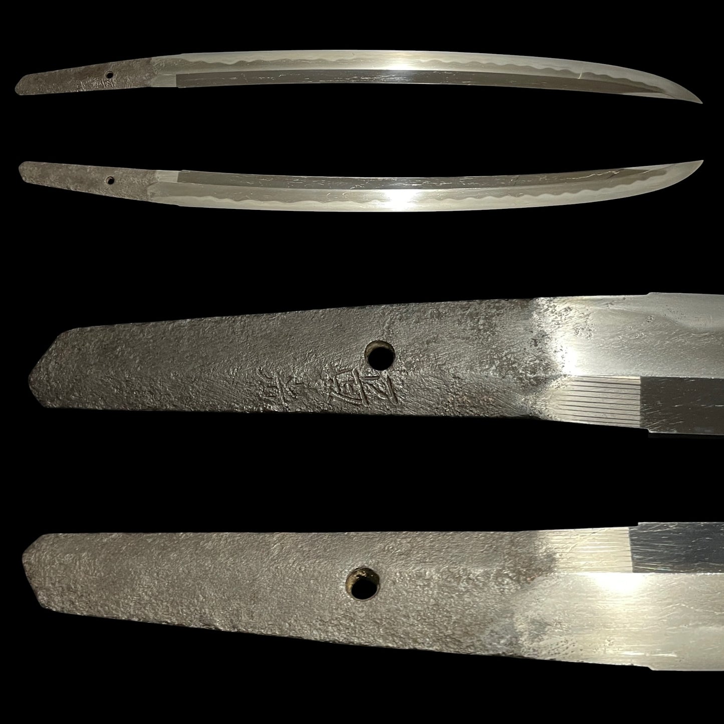 Shobuzukuri Wakizashi 菖蒲造脇差、 Kanemitsu 兼光 signed, Muromachi period