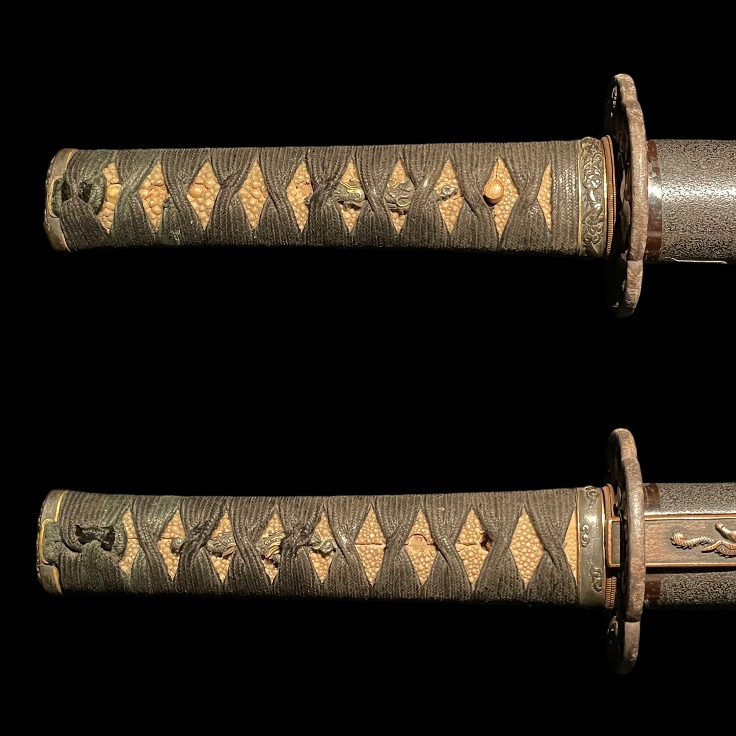 Ryu-Zukushi 龍尽くし, Dragon Fittings WAKIZASHI, Edo period mumei