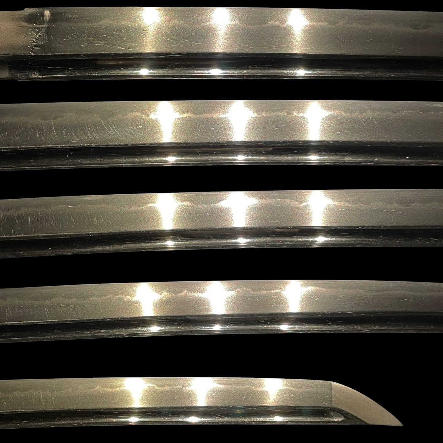 Bo-hi 棒樋 Long Wakizashi, Oosuriage-mumei 大磨上無銘, Early Muromachi period
