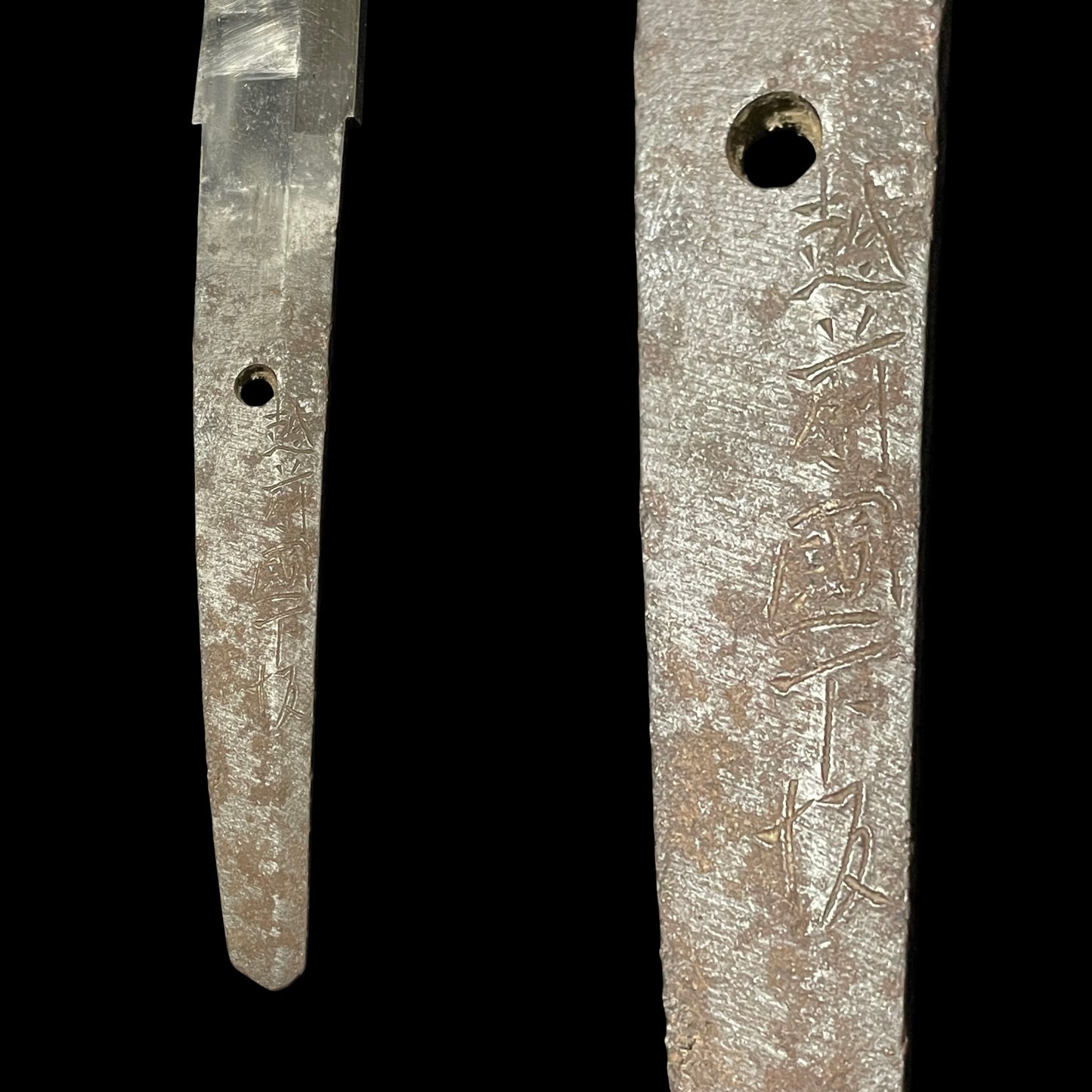 Echizenkoku Shimosaka 越前國下坂 signed Long Wakizashi, Sayagaki 鞘書, Edo period