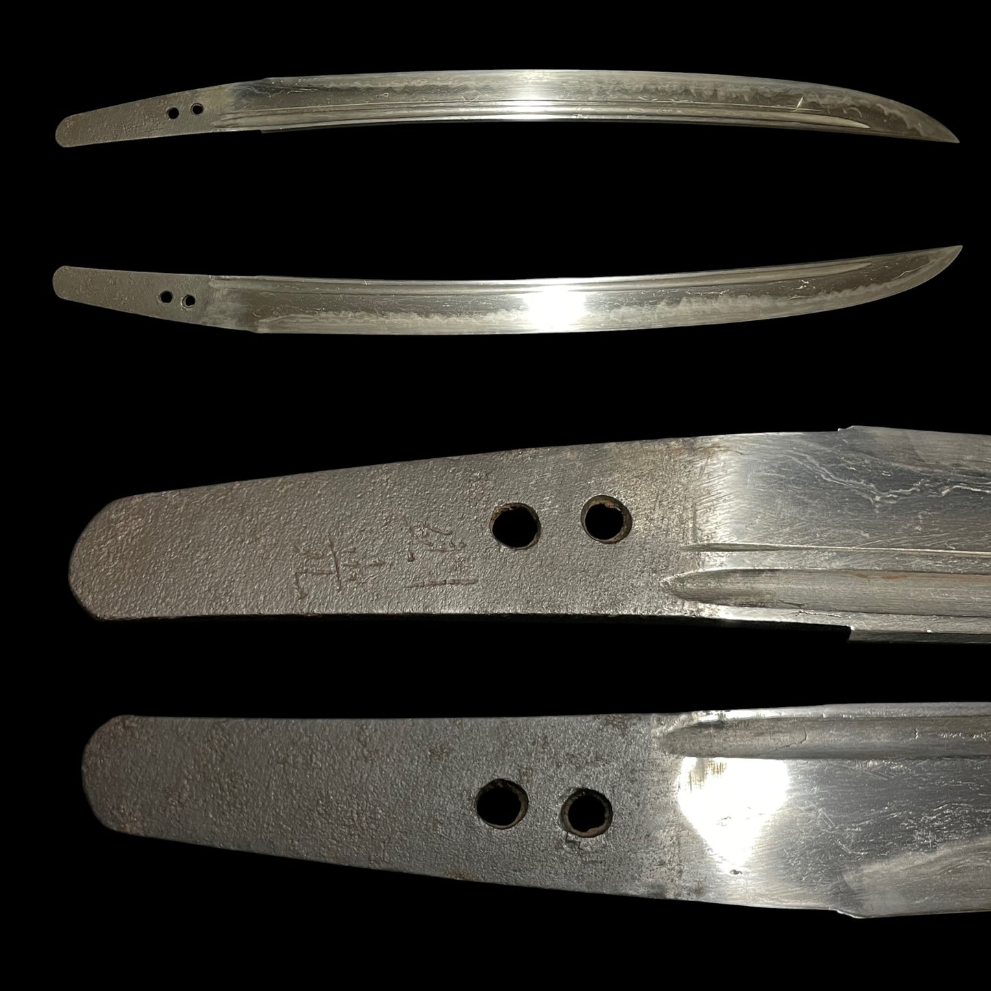 Hirazukuri DANBIRA 段平 Wakizashi, Norimitsu 則光 signed, Very wide blade, Muromachi period