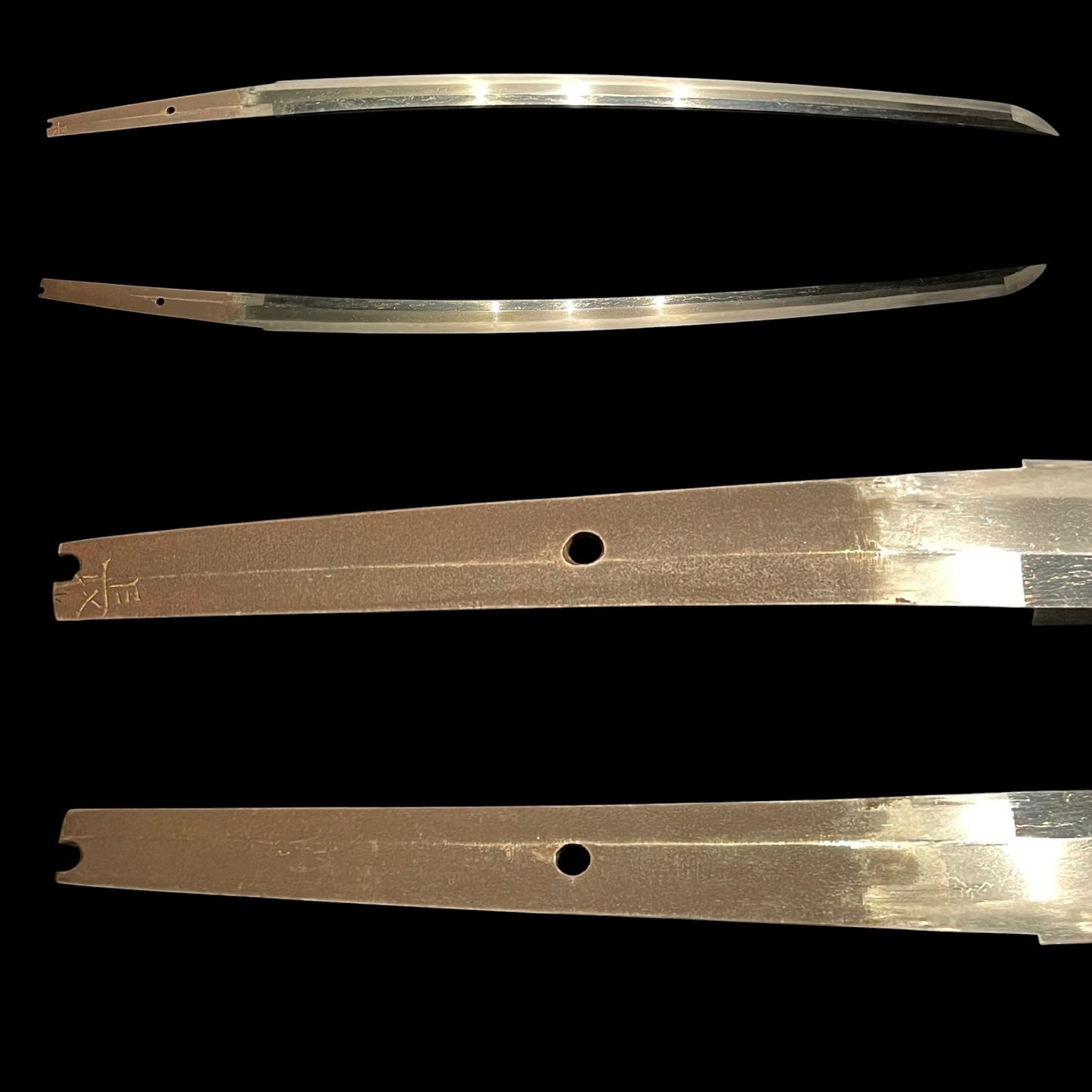 Wide and Thick KATANA, Naga 長 signed, Late Edo preiod