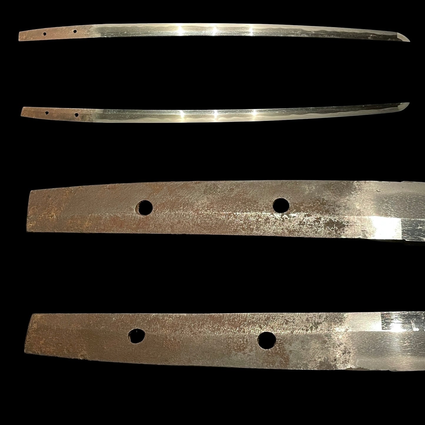 Straight Blade Long Wakizashi, Early Edo period mumei