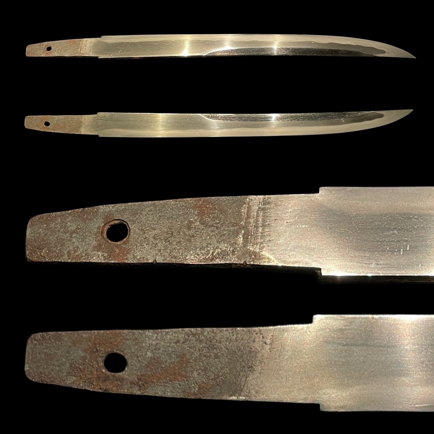 Unokubi-Zukuri 鵜首造 Sunnobi-Tanto 寸延短刀, Edo period mumei