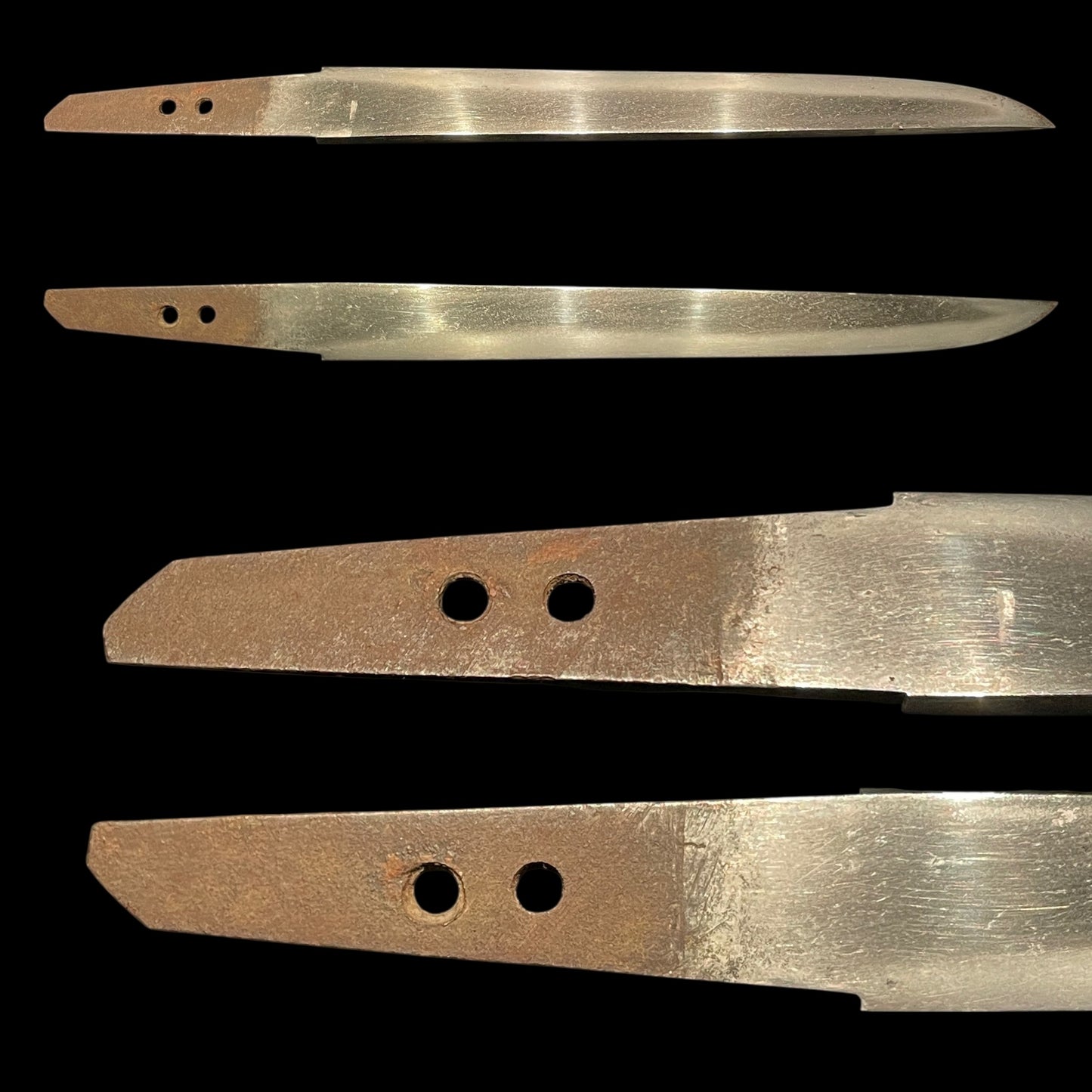 Darum Kashira 達磨頭 TANTO, Copper Fittings, Edo period mumei