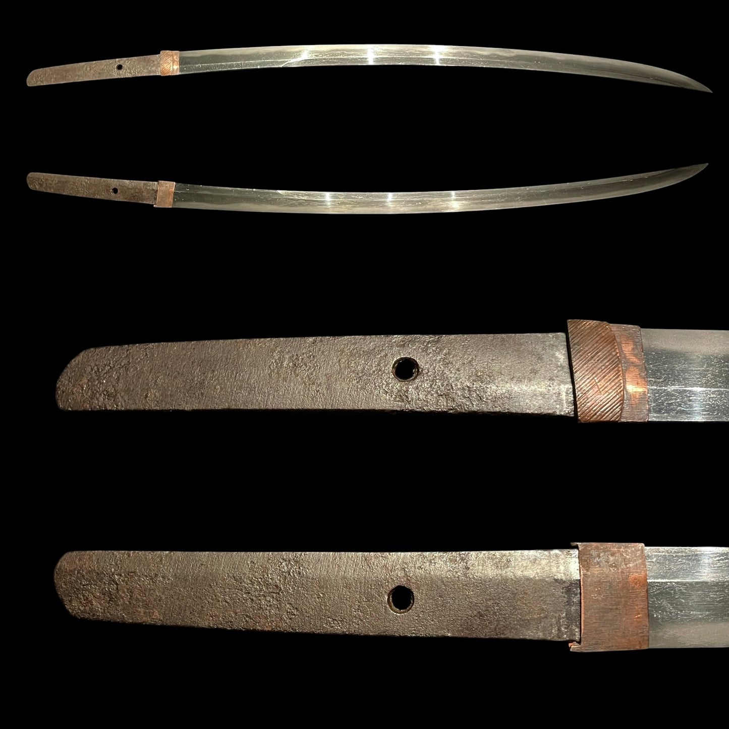 Long NAGAMAKI-NAOSHI 長巻直し Wakizashi, Taira Takada 平高田, Muromachi period, NBTHK Certificate