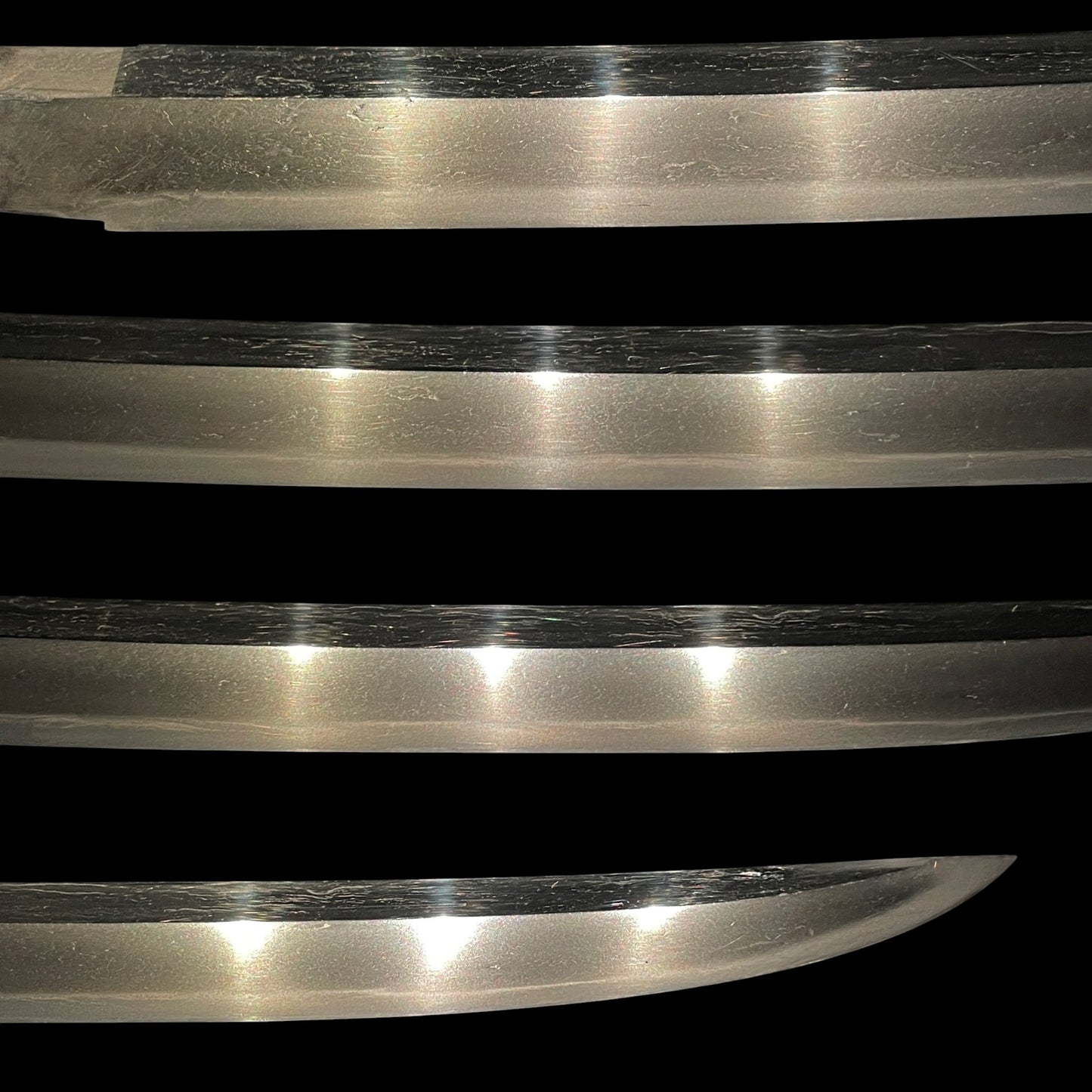 Kai-Mihara 貝三原 Shobuzukuri Wakizashi, Yoshinobu 好信 signed Fuchi,  Muromachi period