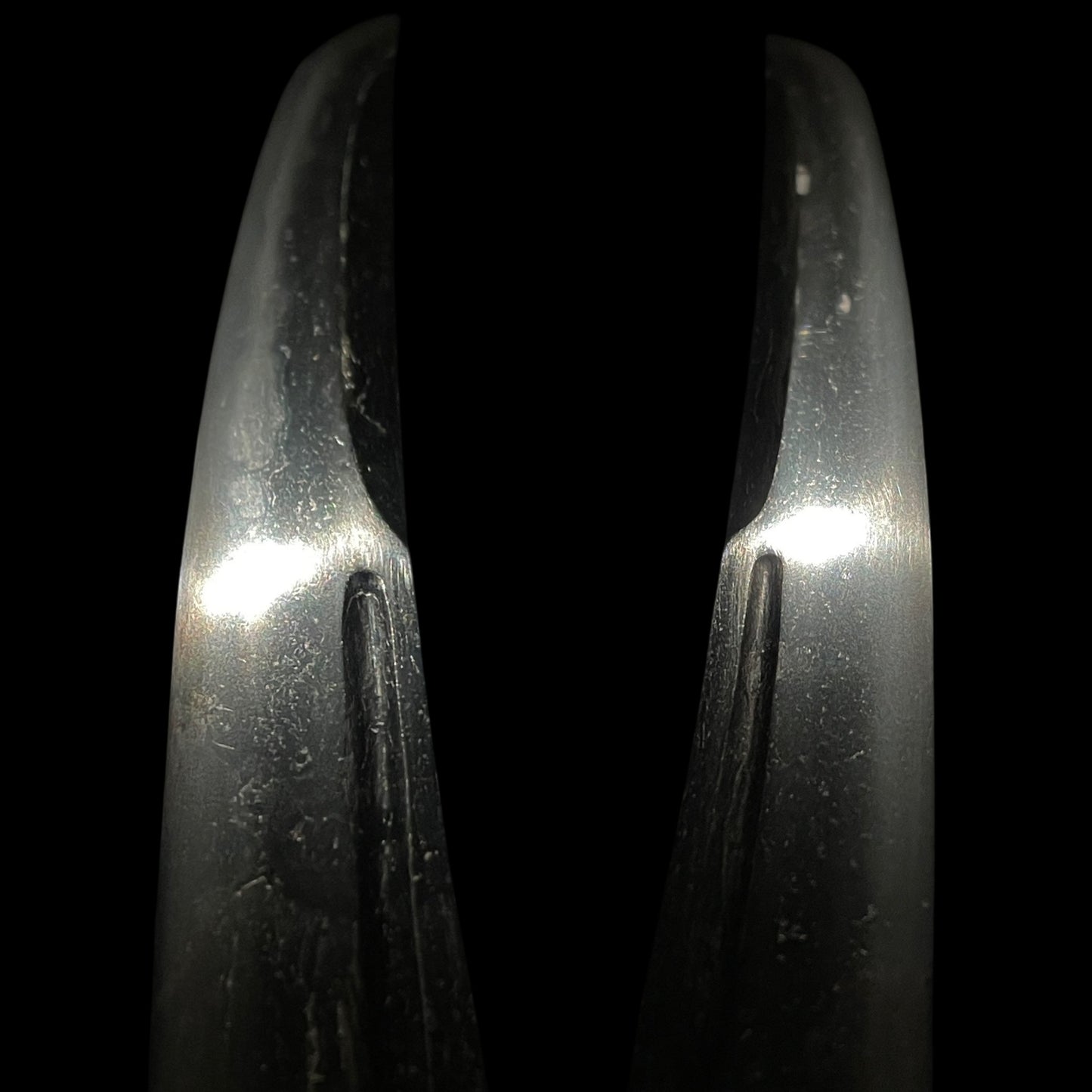 Unokubi-Zukuri 鵜首造 Wakizashi, Crab Fuchikashira, Signed Kozuka, Edo period mumei