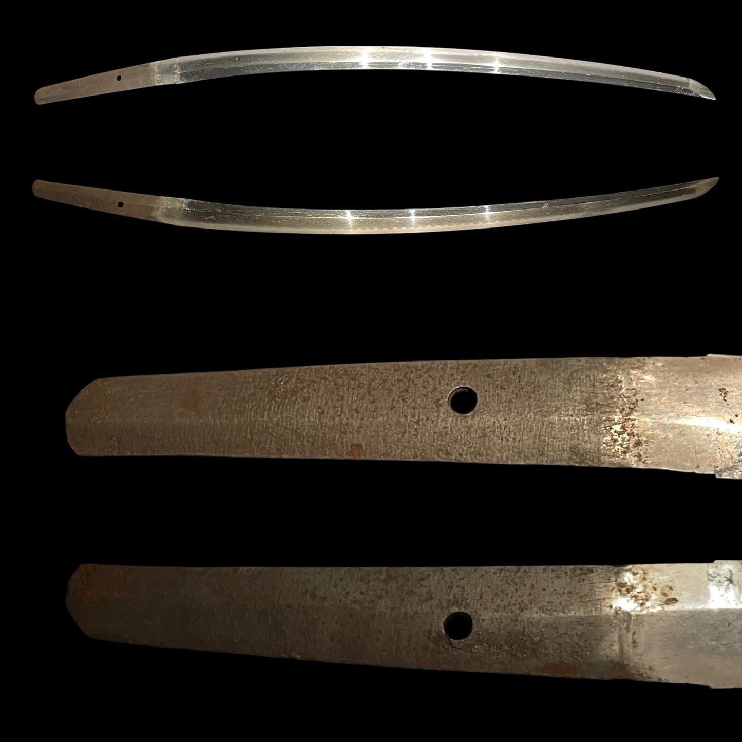 Oozori 大反 WAKIZASHI, Sue-Koto 末古刀, Matsuba 松葉 Fuchikashira, Muromachi period