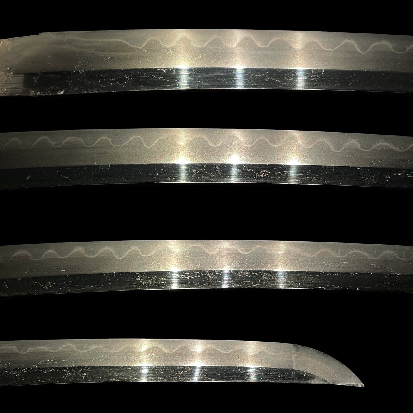 Sanjo Munechika 三條宗近 signed, Oozori 大反り Wakizashi, Late Edo Bakumatsu era.