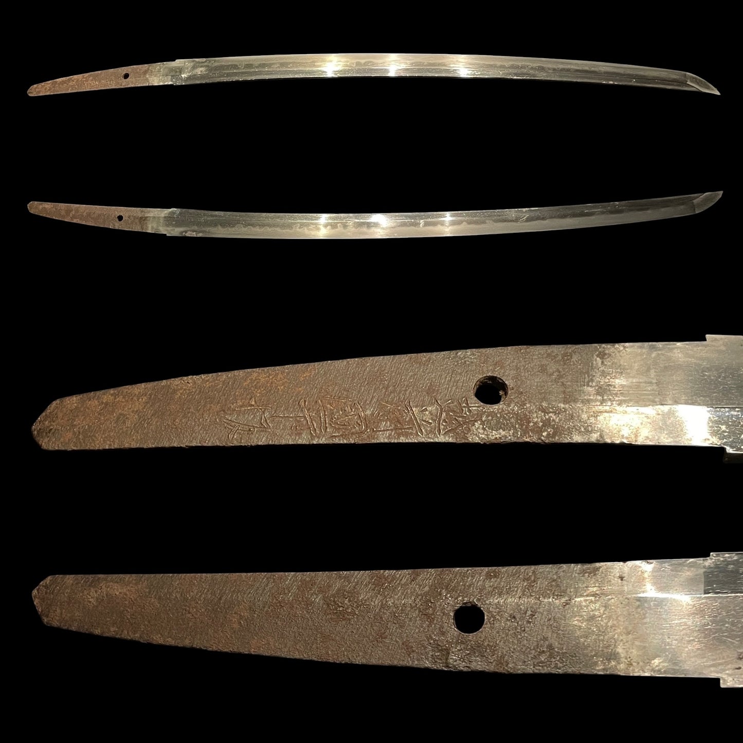 Echizenkoku Shimosaka 越前國下坂 signed Long Wakizashi, Sayagaki 鞘書, Edo period