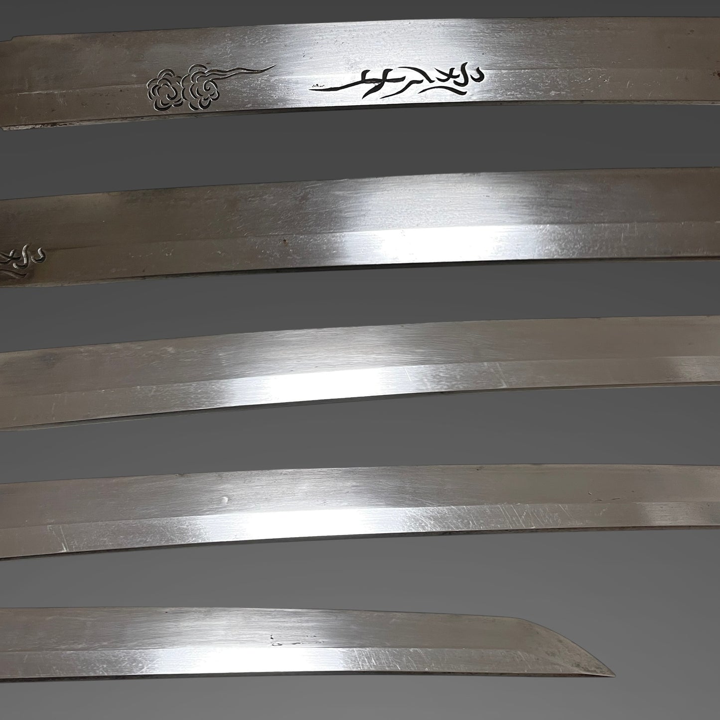 Sadatsugu 貞次 signed Ryakushiki GUNTO 略式軍刀, Horimono 彫物 blade, WW2 Japanese Officer Sword