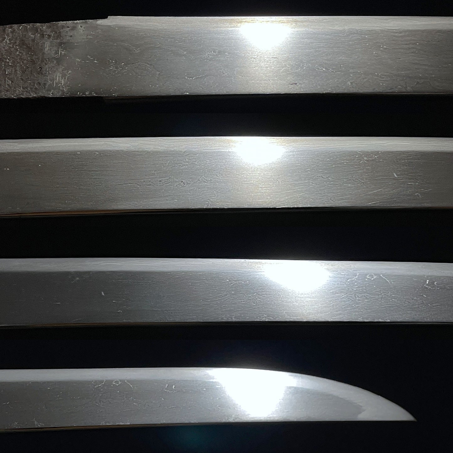 Fuyuhiro 冬広, Hadamono 肌物 Wakizashi, Muromachi period, NBTHK Certificate