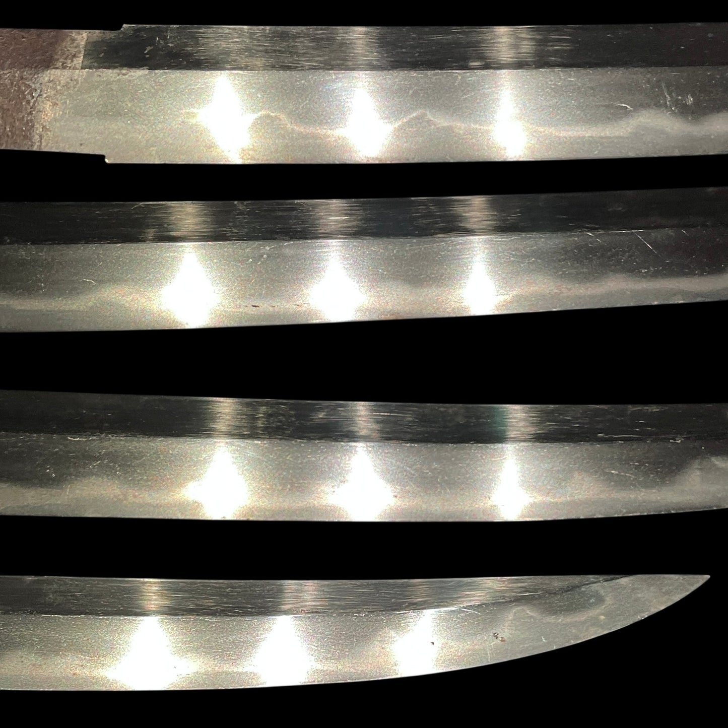 Shobuzukuri Wakizashi 菖蒲造脇差, Soden-Nakago 相伝茎, Muromachi period mumei