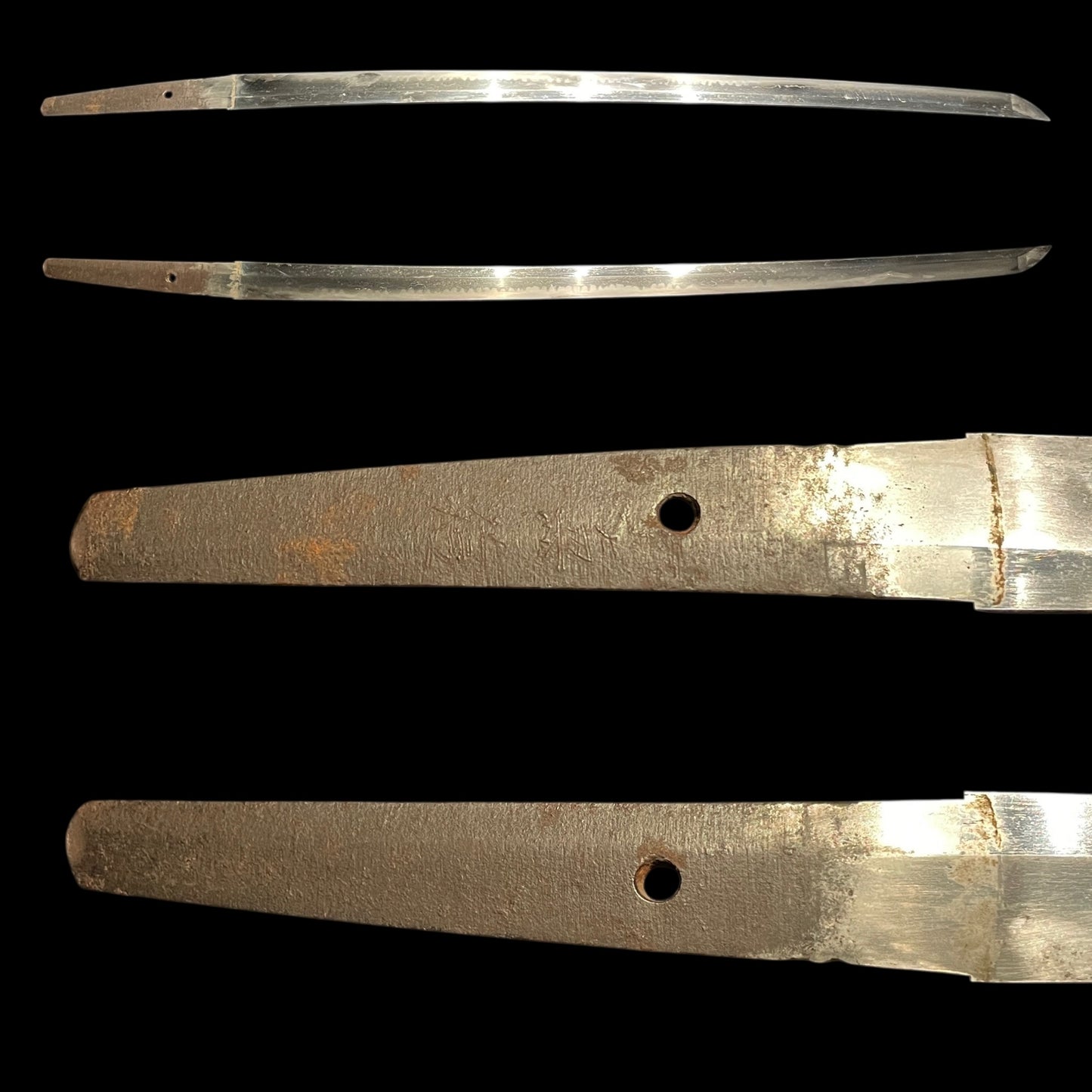 Ryakushiki-GUNTO 略式軍刀, Kanenobu 兼信 signed, Choji-Hamon 丁子刃文