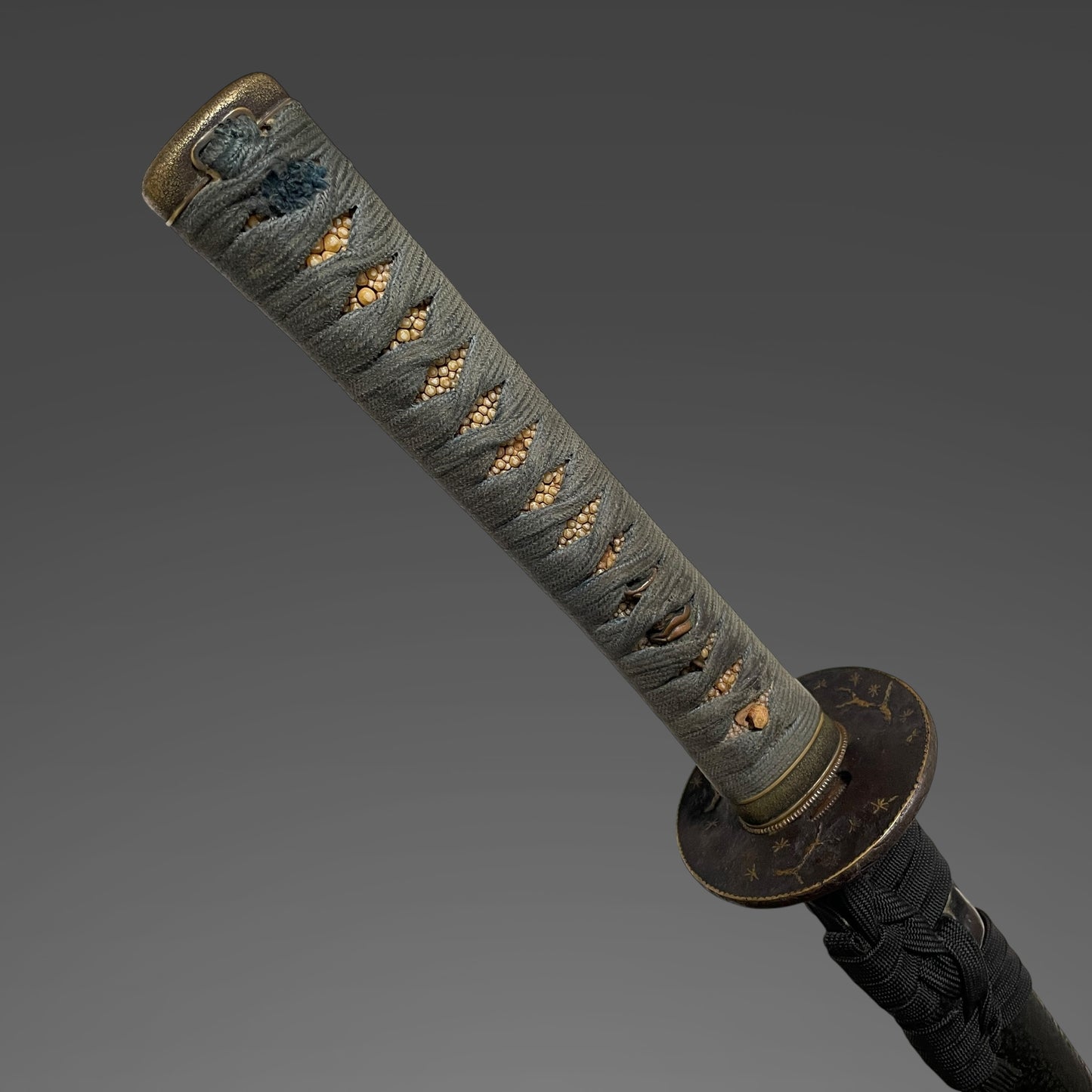 Brass Fittings KATANA, Sekizenjoke Chikanori 関善定家近則 signed, Late Edo period