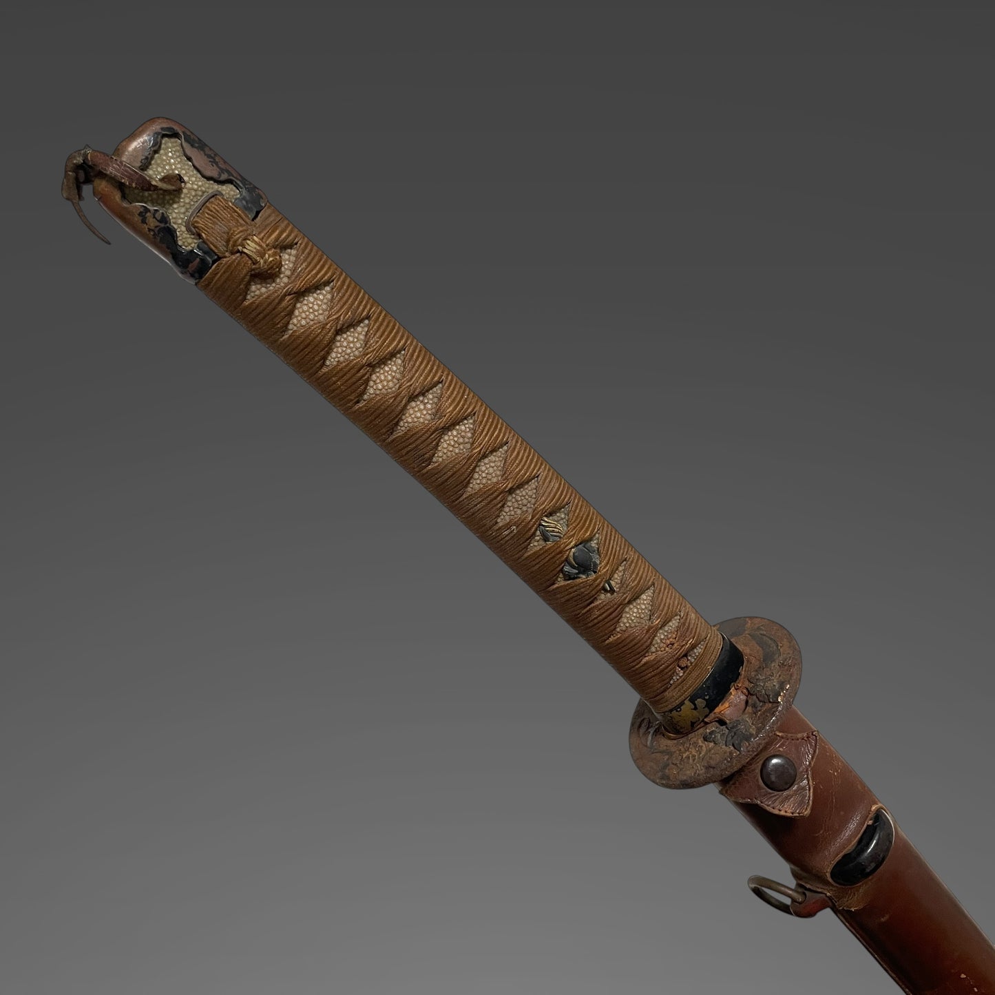Ryakushiki-GUNTO 略式軍刀, Bushuju Fujiwara Kane 武州藤原兼 signed, WW2 Japanese Officer Sword