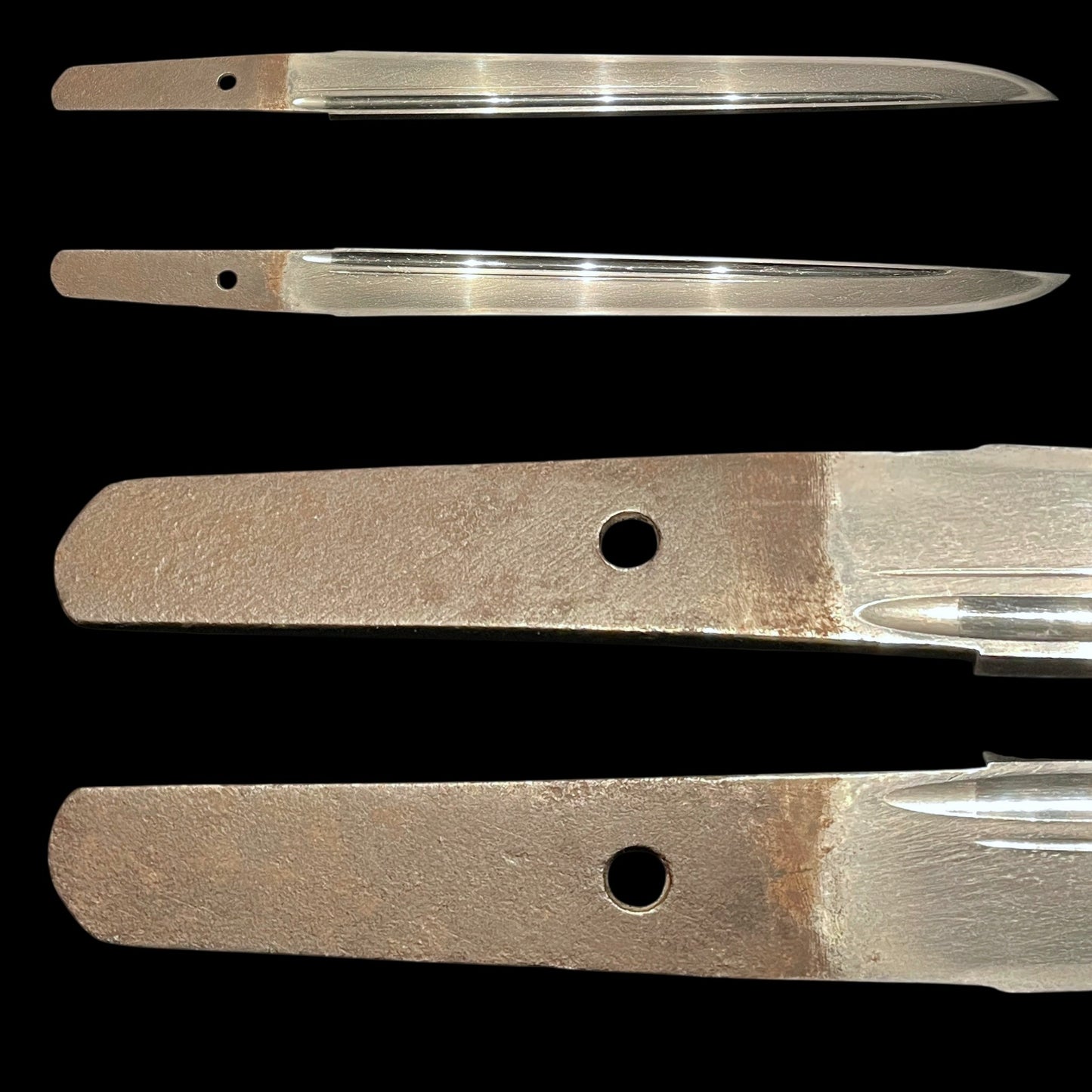 Masamehada 柾目肌 Red TANTO, Autumn leaves TSUBA, Muromachi period mumei