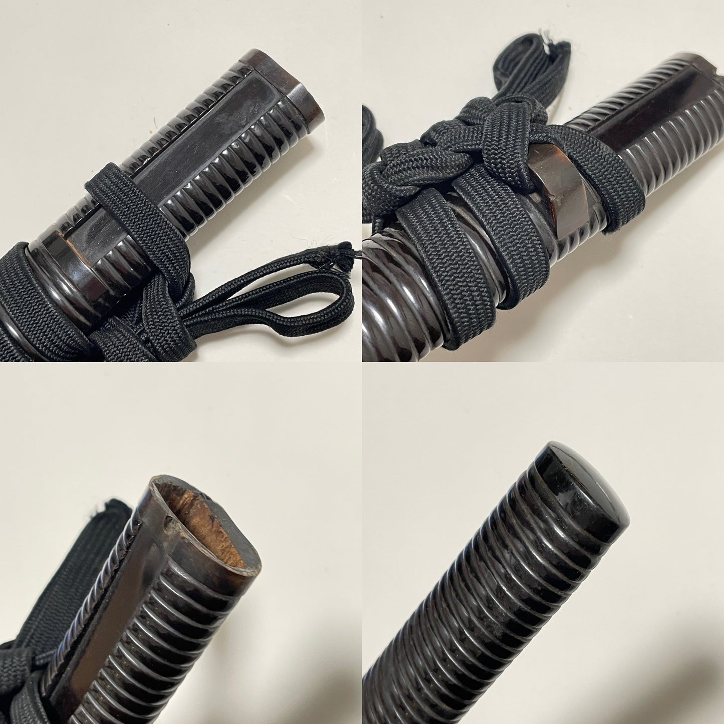 Sendankizami-Saya 千段刻鞘 Long Wakizashi, Ninja Style Straight blade, Edo period mumei