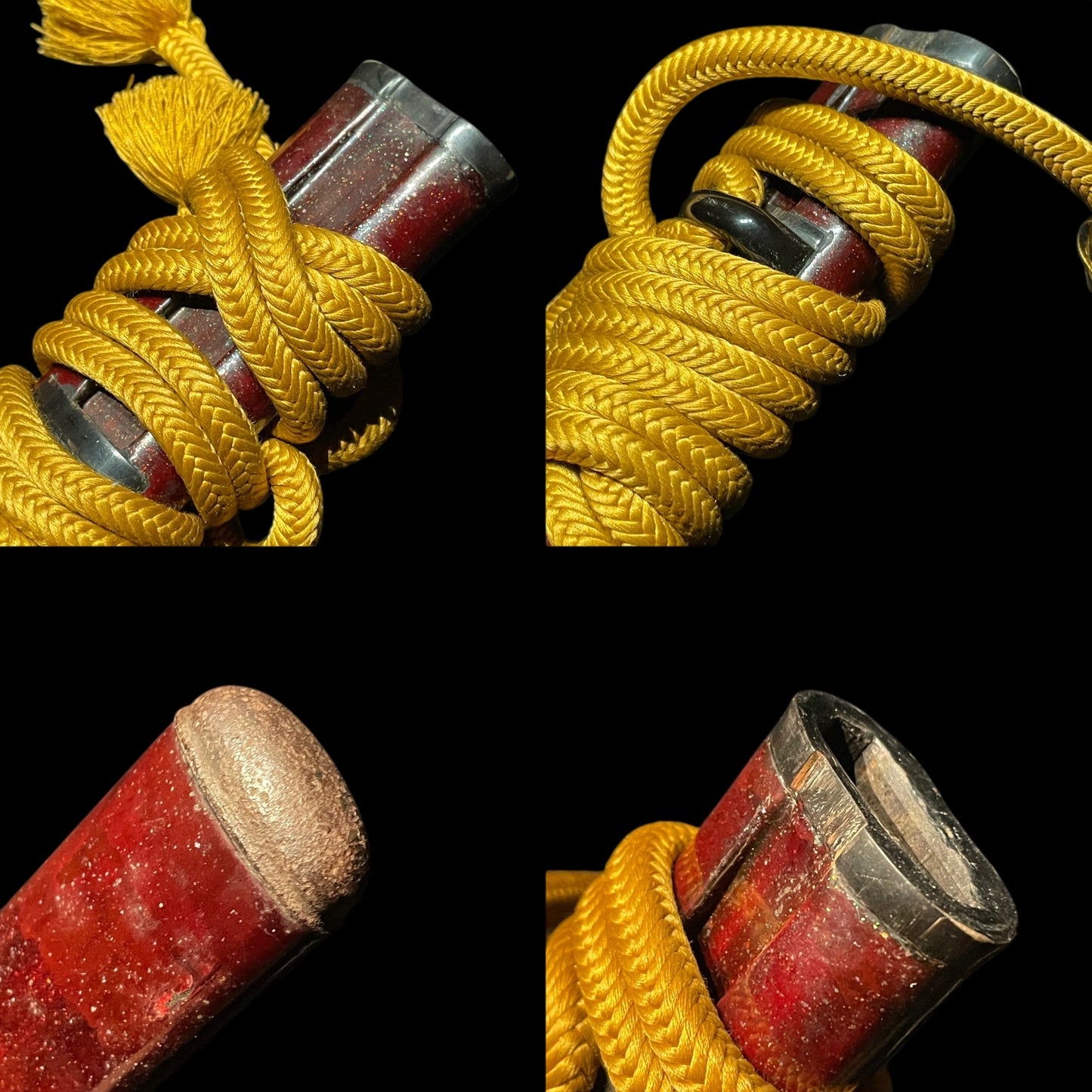 Masamehada 柾目肌 Red TANTO, Autumn leaves TSUBA, Muromachi period mumei