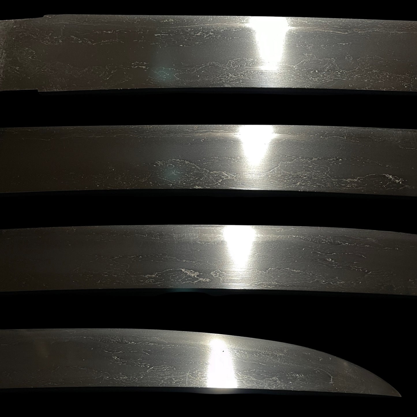 Wide Hirazukuri Wakizashi, Masahiro 正廣 signed, Hotei Tsuba 布袋鍔, Muromachi period mumei