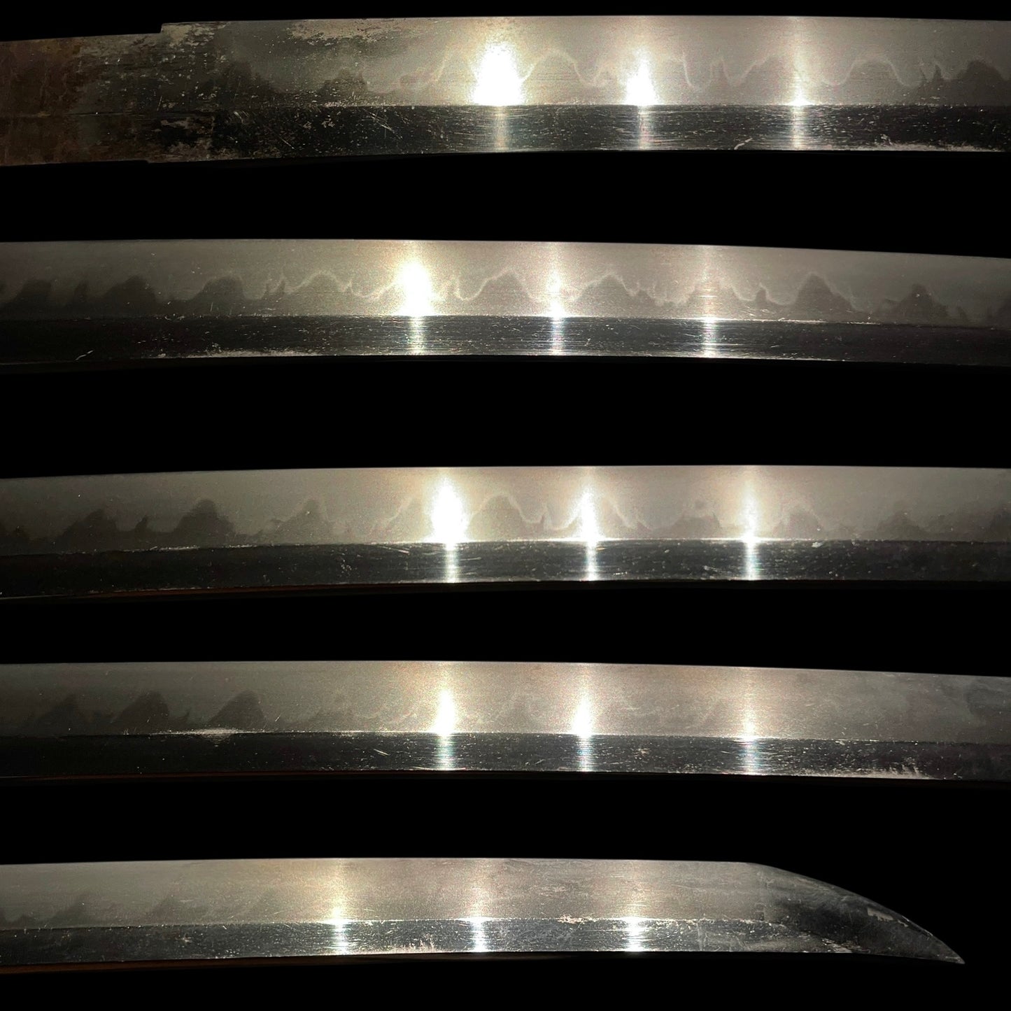 Amazing Hamon WAKIZASHI, Dragon Tsuba, Oosaka Shinto 大阪新刀, Edo period