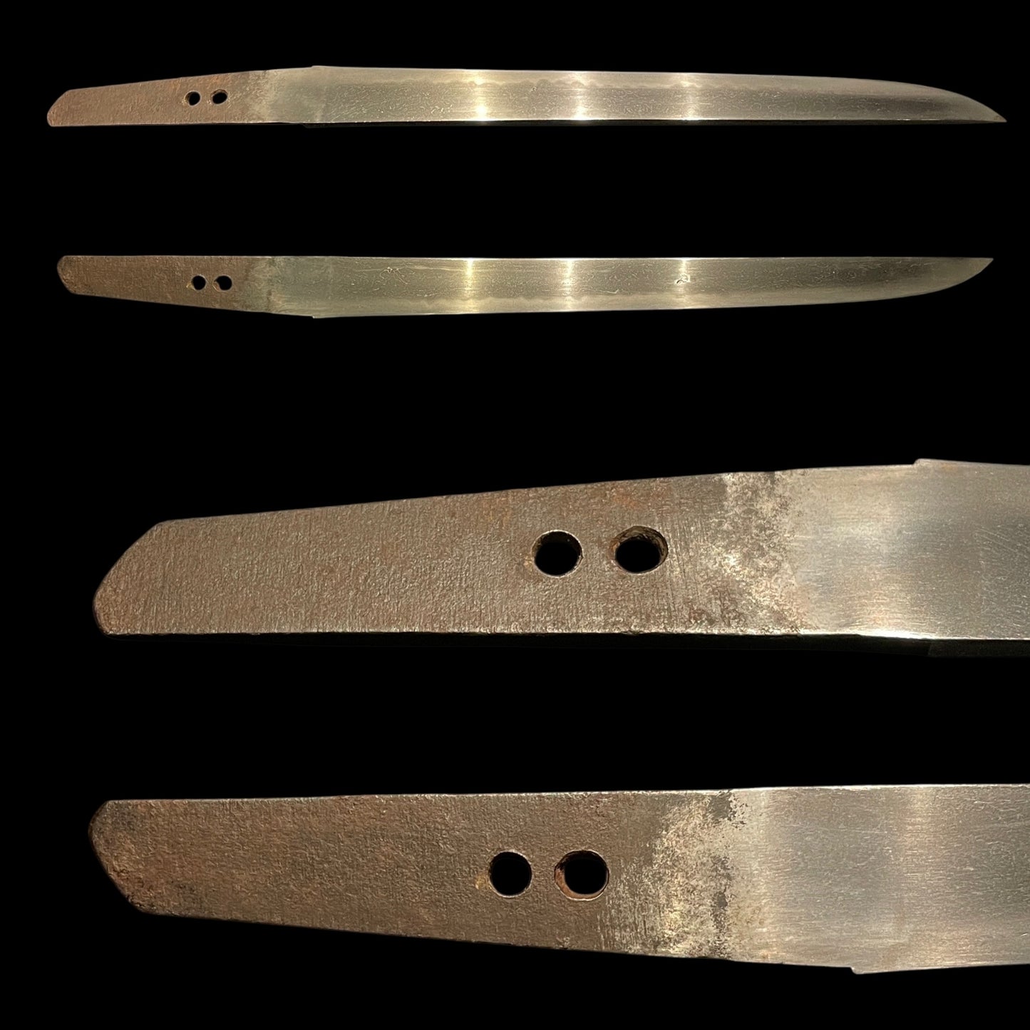 Red YOROIDOSHI 鎧通 Tanto, Thick blade, Edo period mumei