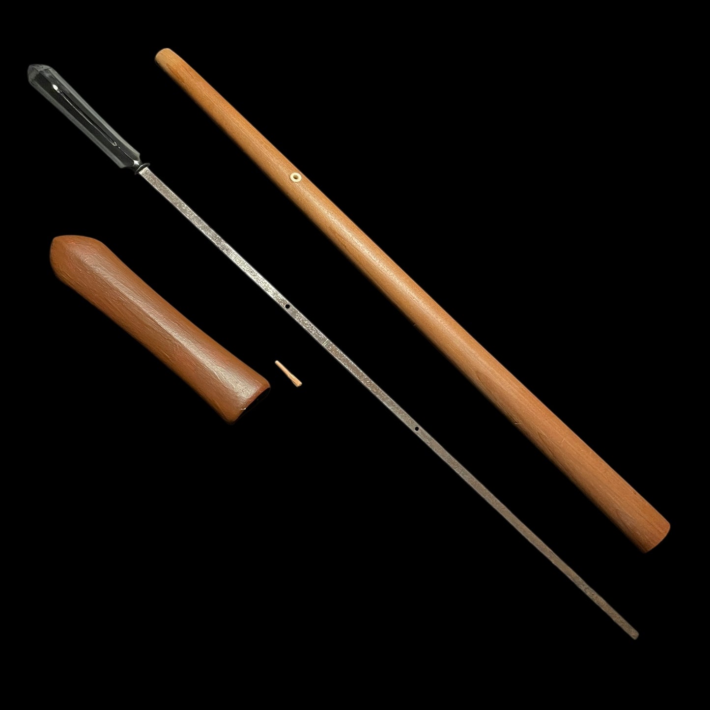 Ginnanho-Yari 銀杏穂槍, Tounshi Kanemitsu 騰雲子包光 signed, Late Edo period