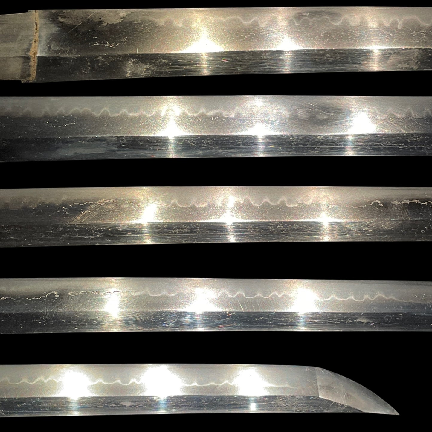 Ryakushiki-GUNTO 略式軍刀, Kanenobu 兼信 signed, Choji-Hamon 丁子刃文