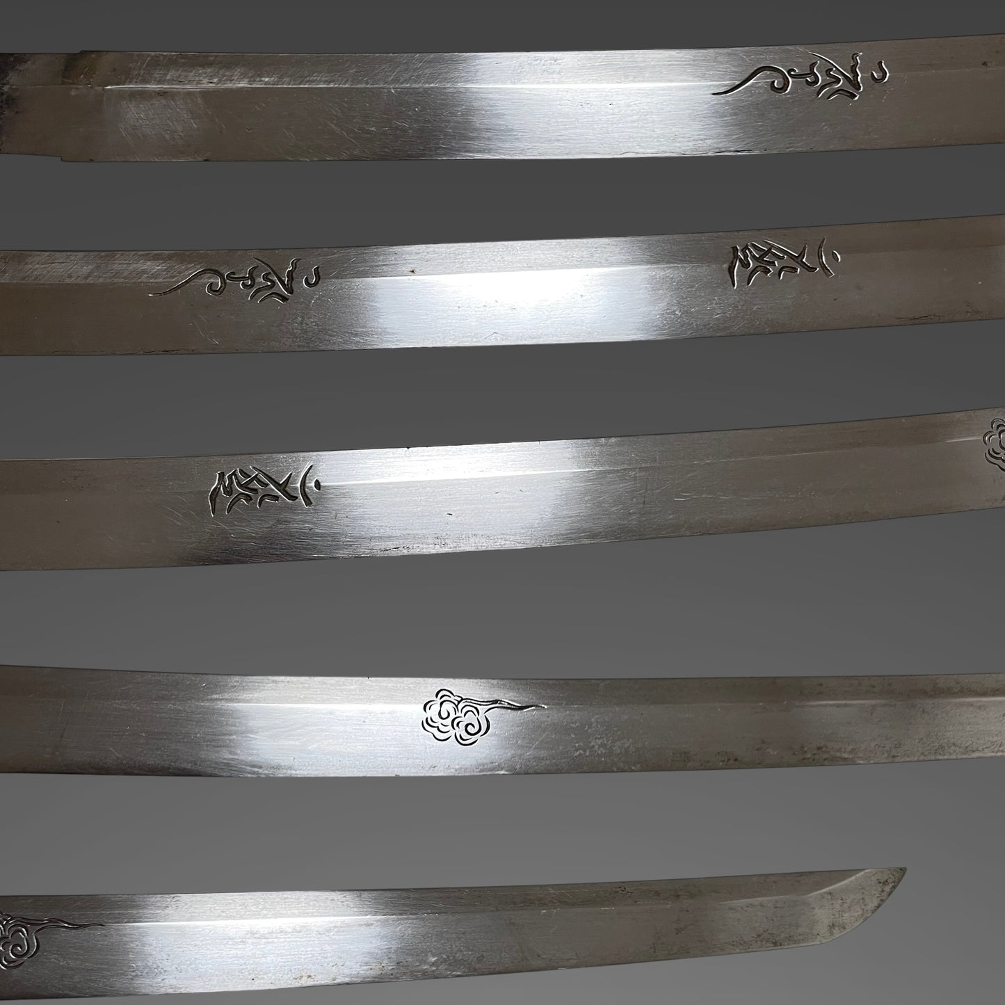 Sadatsugu 貞次 signed Ryakushiki GUNTO 略式軍刀, Horimono 彫物 blade, WW2 Japanese Officer Sword