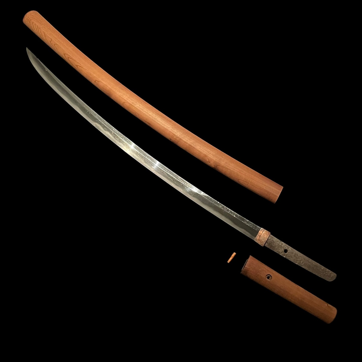 Long NAGAMAKI-NAOSHI 長巻直し Wakizashi, Taira Takada 平高田, Muromachi period, NBTHK Certificate