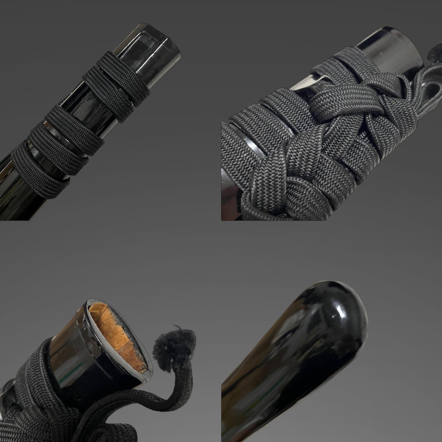 Wide Midare Hamon WAKIZASHI, Yoshimichi 吉道 signed, Edo period, Signed Tsuba