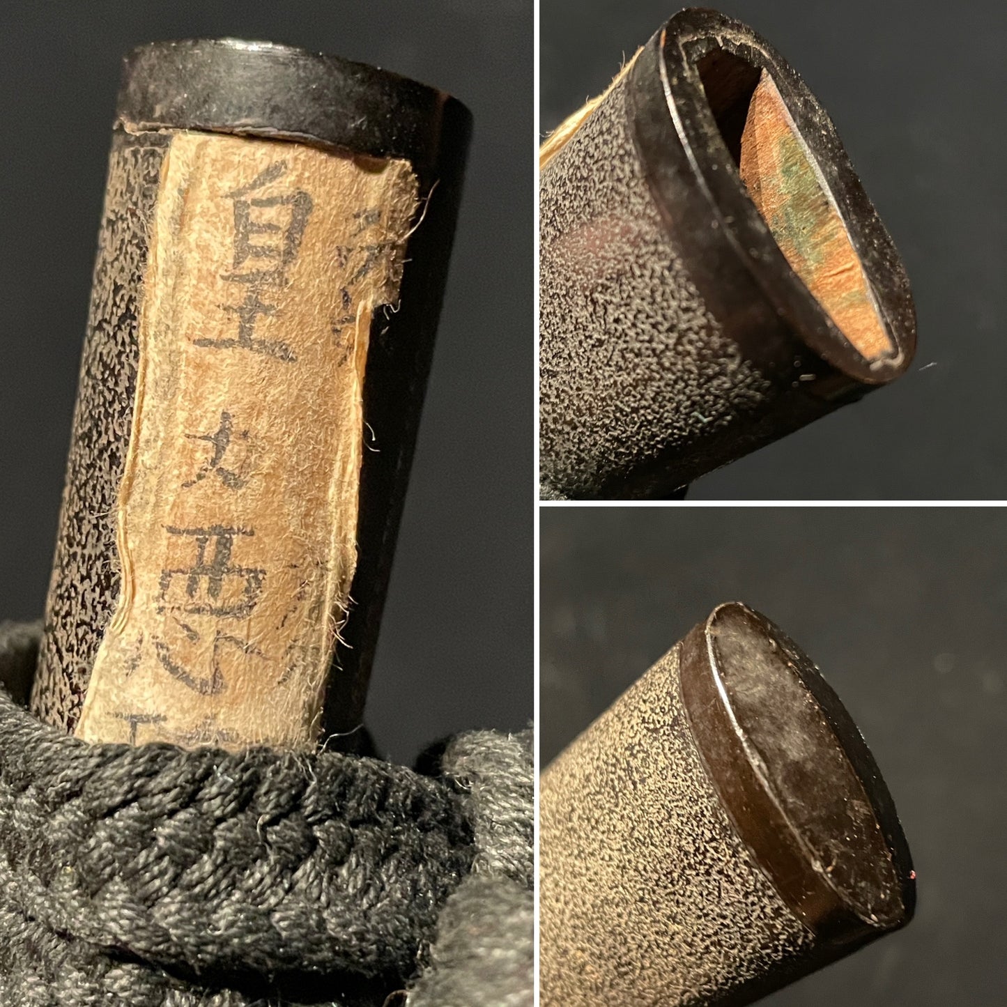 Shobuzukuri WAKIZASHI with KOZUKA, Sukashi Tsuba, Edo period mumei