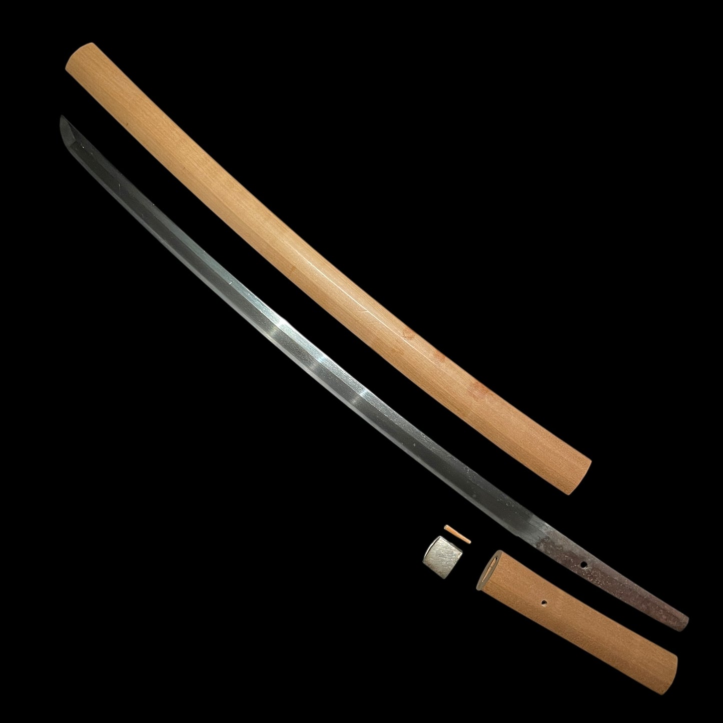 Zenjo Kaneyoshi 善定兼吉 Long WAKIZASHI, Homarekizu 誉傷, KOTO Muromachi period