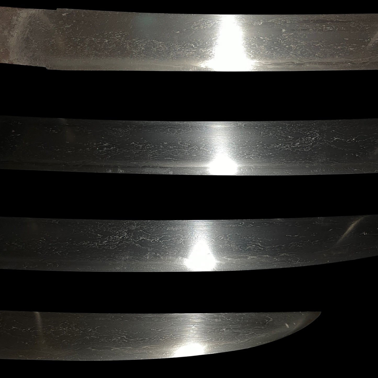 Wide Hirazukuri Wakizashi, Masahiro 正廣 signed, Hotei Tsuba 布袋鍔, Muromachi period mumei
