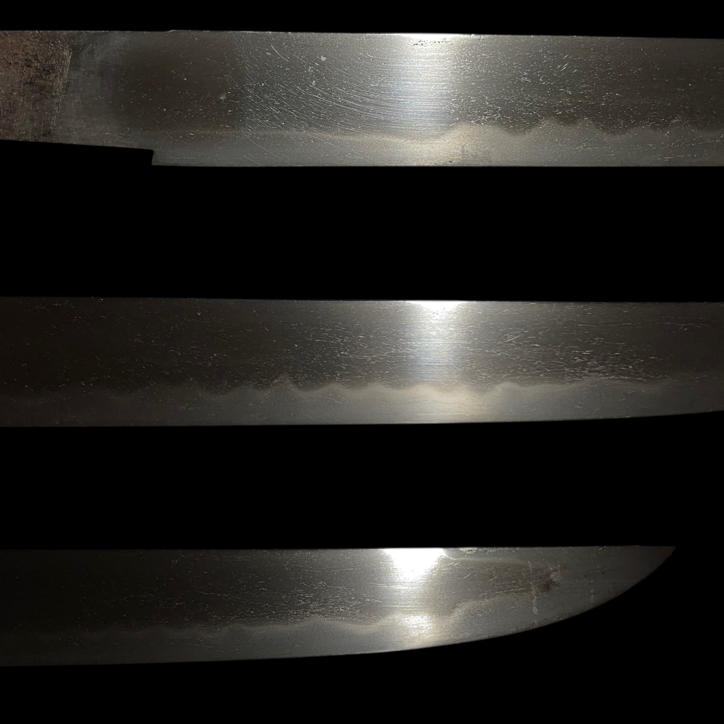 Aikuchi Style TANTO, Butterfly menuki, Late Edo period mumei