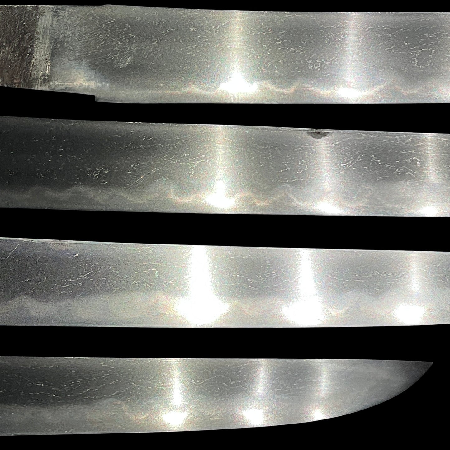 YOROIDOSHI 鎧通し TANTO, Thick Blade, Cherry blossoms Fuchikashira, Dragon and Tiger Kozuka