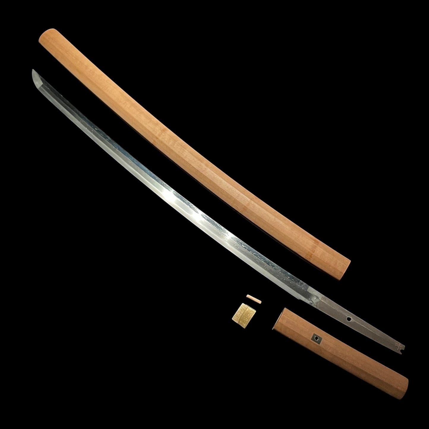 Wide and Thick KATANA, Naga 長 signed, Late Edo preiod