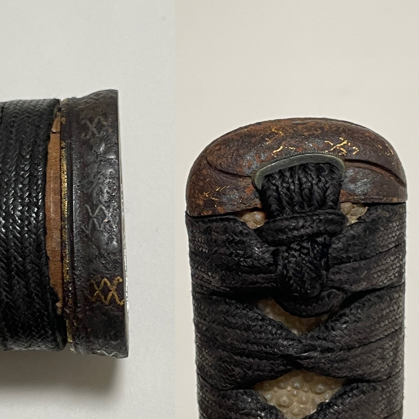 Black KATANA, Bushuju Kunihiro 武州住国廣 signed TSUBA, Edo period mumei