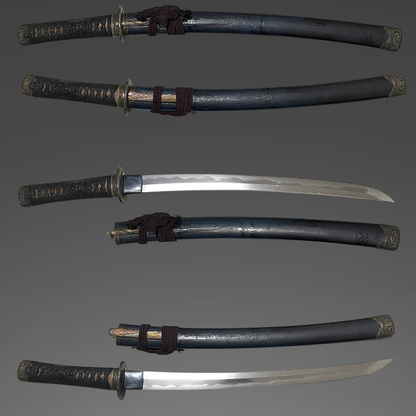 Owari-Seki 尾張関, Matsushiro Koshirae Wakizashi 松代拵脇差, with Kozuka Kogai, Edo period