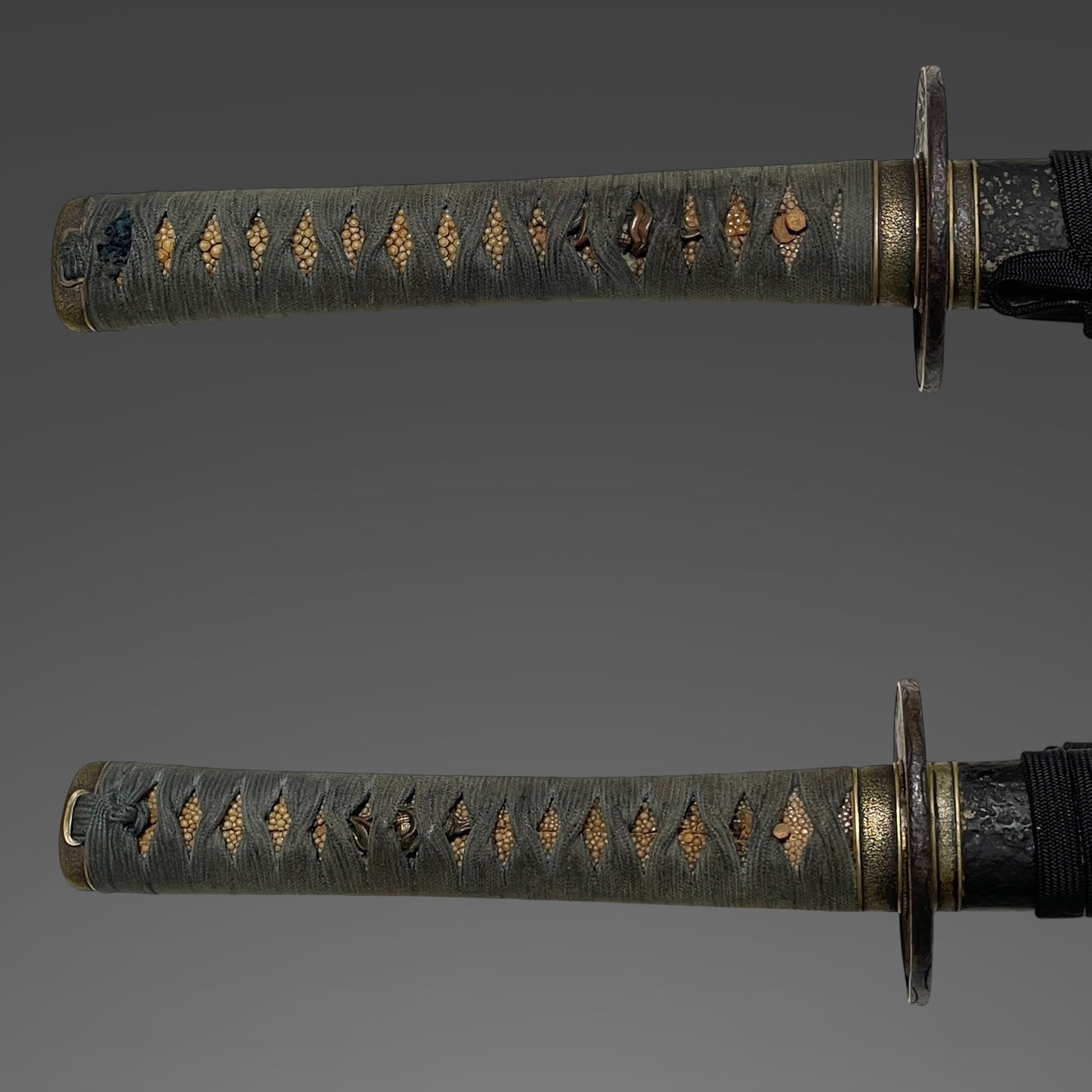 Brass Fittings KATANA, Sekizenjoke Chikanori 関善定家近則 signed, Late Edo period