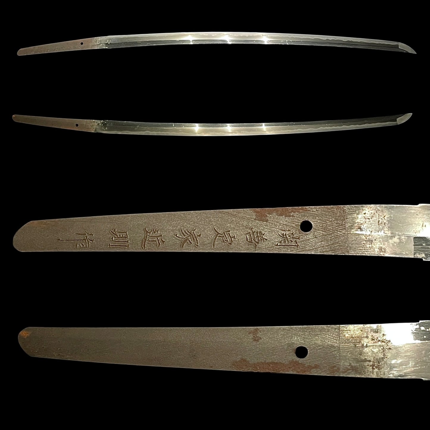 Brass Fittings KATANA, Sekizenjoke Chikanori 関善定家近則 signed, Late Edo period