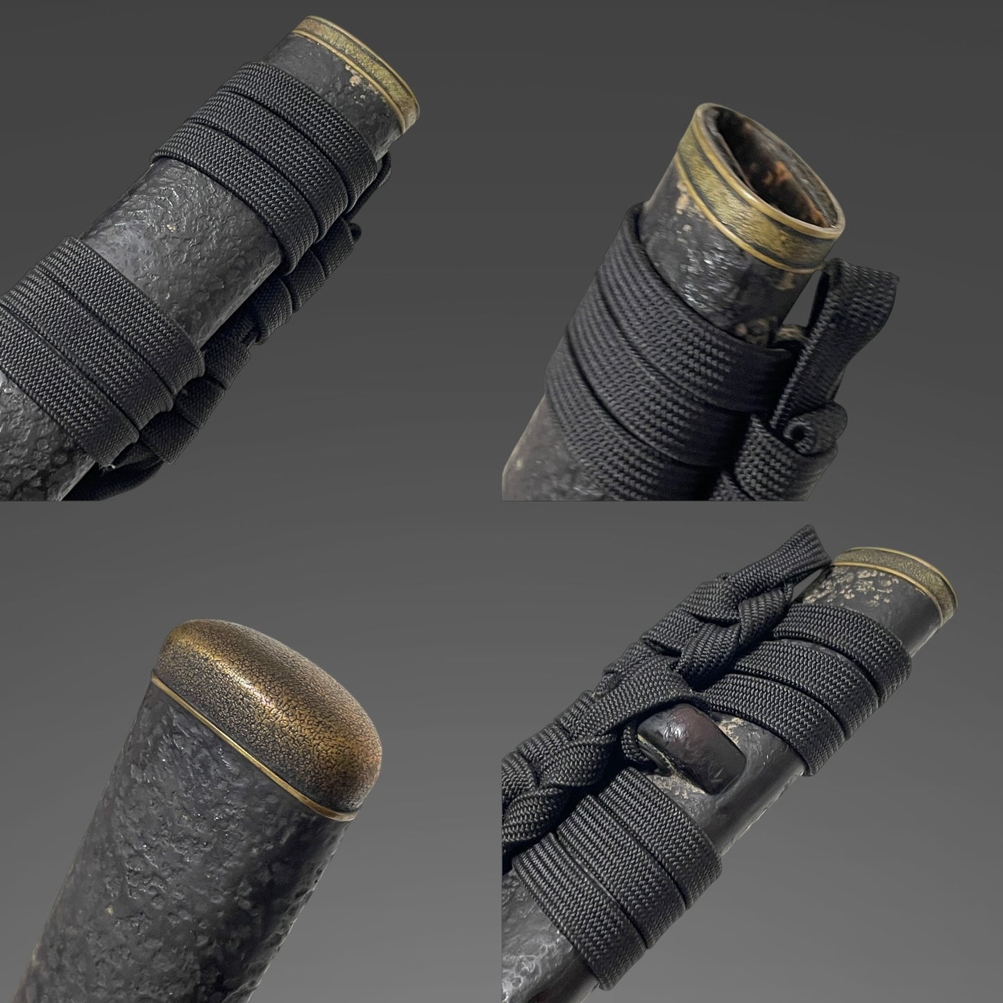 Brass Fittings KATANA, Sekizenjoke Chikanori 関善定家近則 signed, Late Edo period
