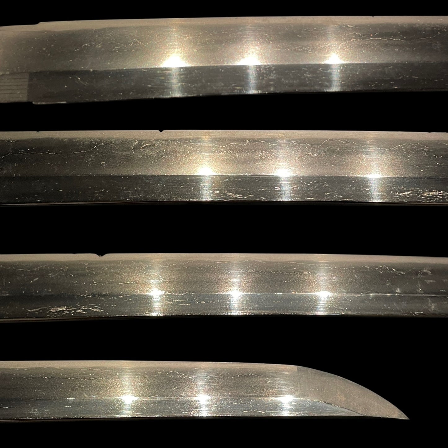 Autumn Plant Fittings Wakizashi, Susuki and Moon Tsuba, Edo period mumei