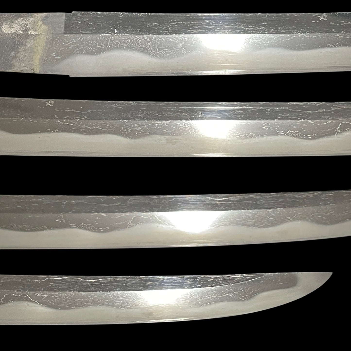 Shobuzukuri Wakizashi 菖蒲造脇差, Gold inlay Tsuba, Edo period mumei